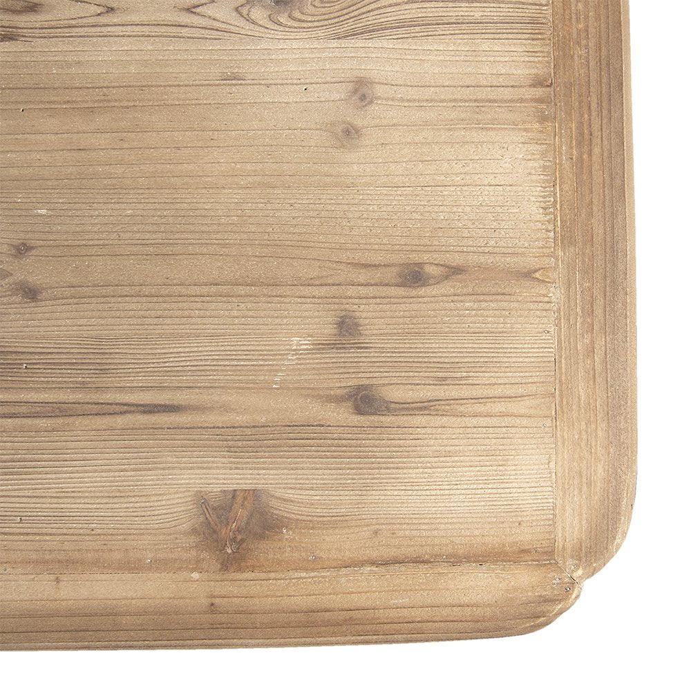 Sidetable 157x40x86 cm Bruin Beige Hout Wandtafel