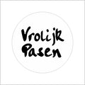 Etiketten - vrolijk Pasen - 500 stuks