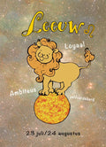Leeuw-ansichtkaart
