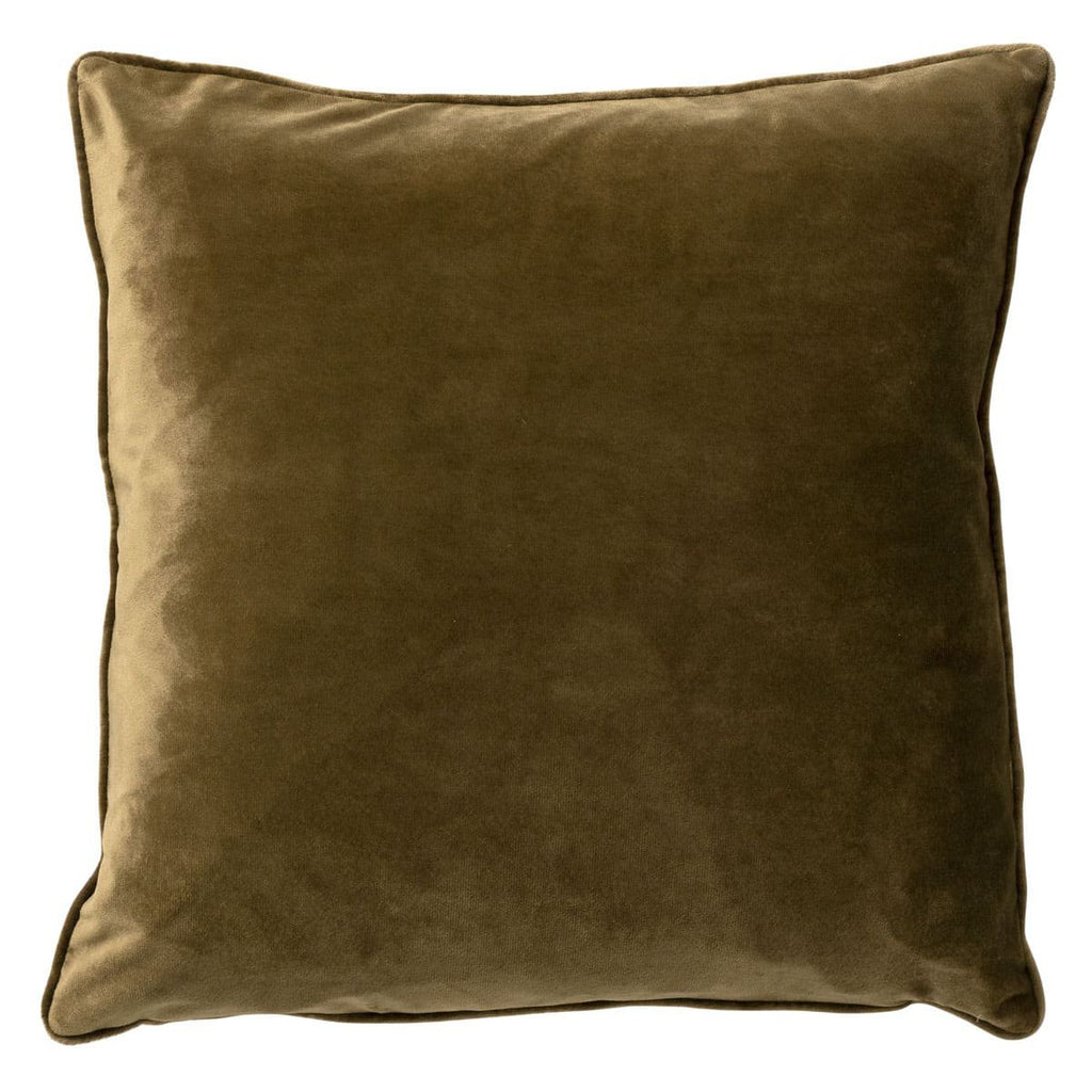 Dutch Decor Finn - Kussen 45x45 cm Militair Olijf - groen