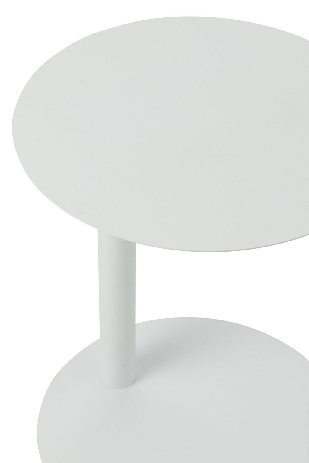 J-Line bijzettafel Rond - metaal - wit