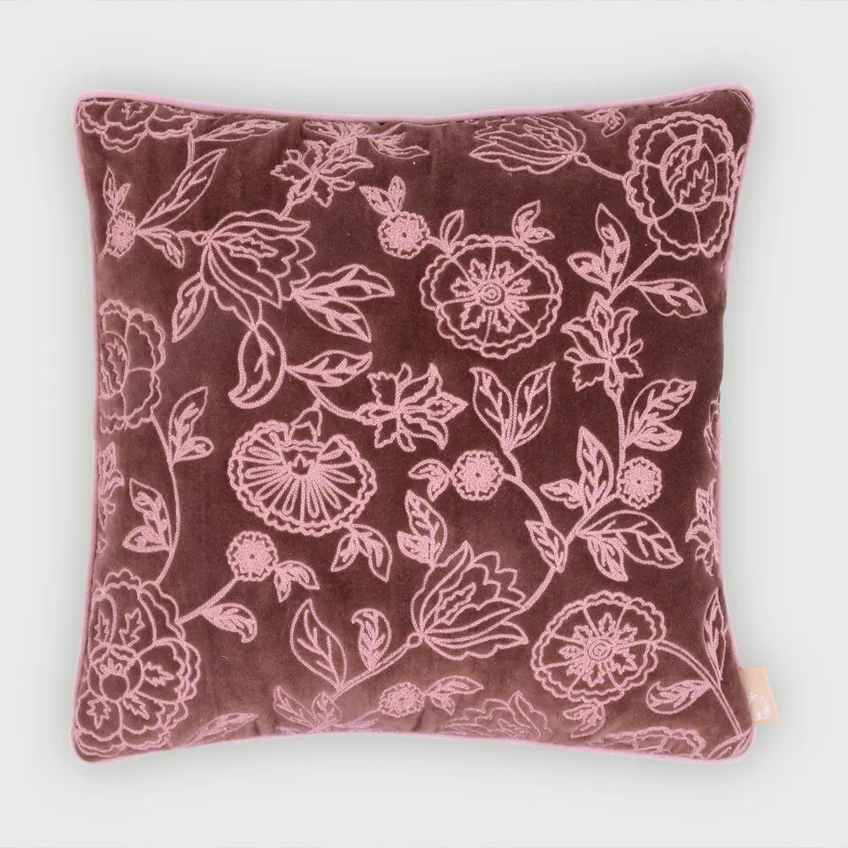 Kussenhoes | Rosabelle Chintz Berry kussenhoes van Sanctuary Living