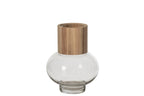 J-Line Vaas Jim - glas - naturel/transparant - small