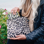 Loqi Zip Pockets - Leopard Dusk, Twilight and Sunrise gerecycled