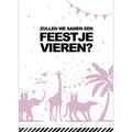 Uitnodigingskaarten Tropical Party - 10 stuks
