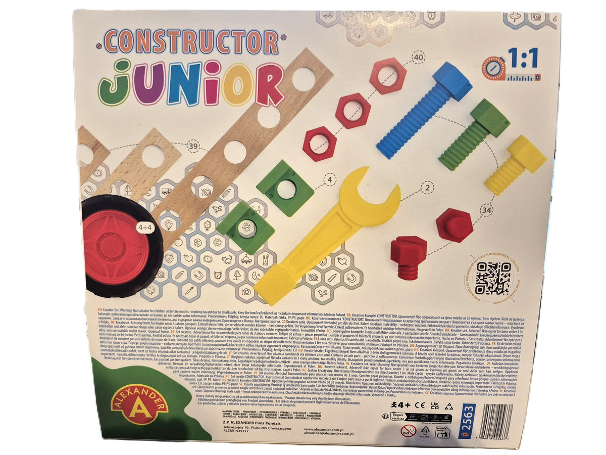 Constructieset Constructor Junior van hout- 125 onderdelen