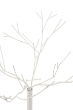 J-Line decoratie Boom - metaal - wit - small