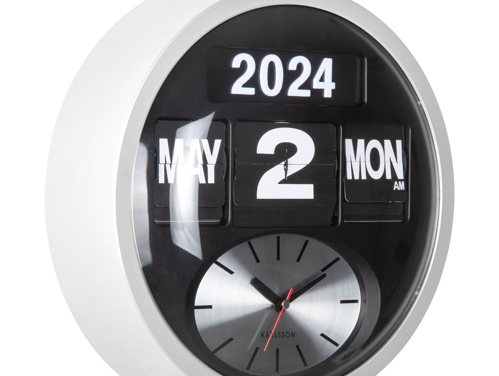 Wandklok Ronde Flip