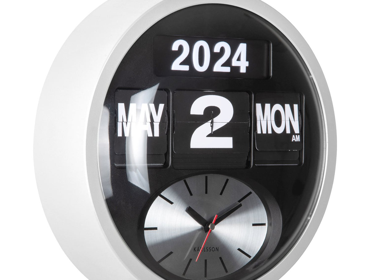 Wandklok Ronde Flip