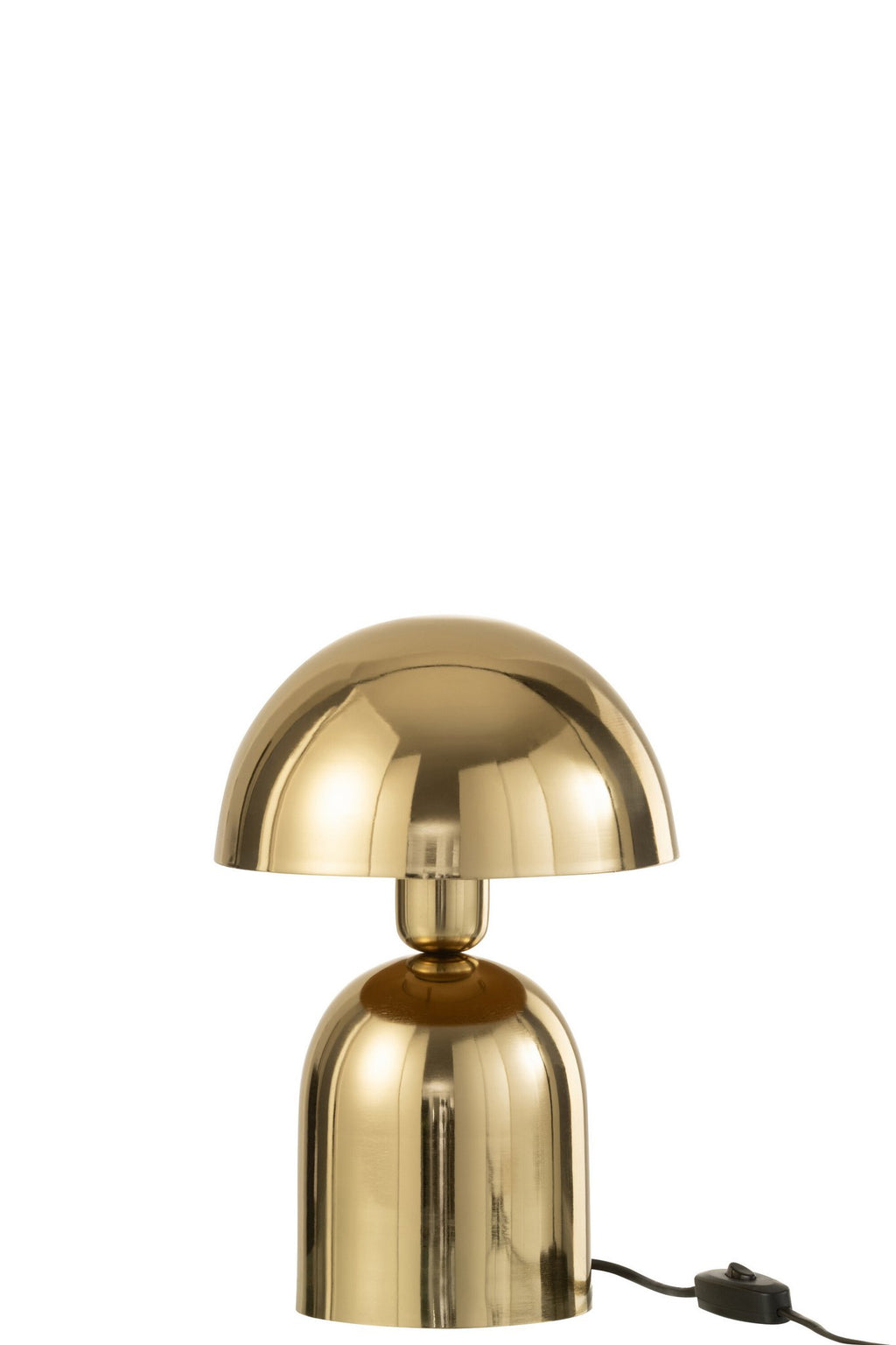 J-Line tafellamp Paddenstoel - metaal - blinkend goud
