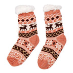 Kerstsokken set van 12 one size Meerkleurig Synthetisch Hert