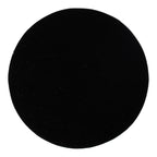 Placemat koehuid rond zwart/wit Ø38cm