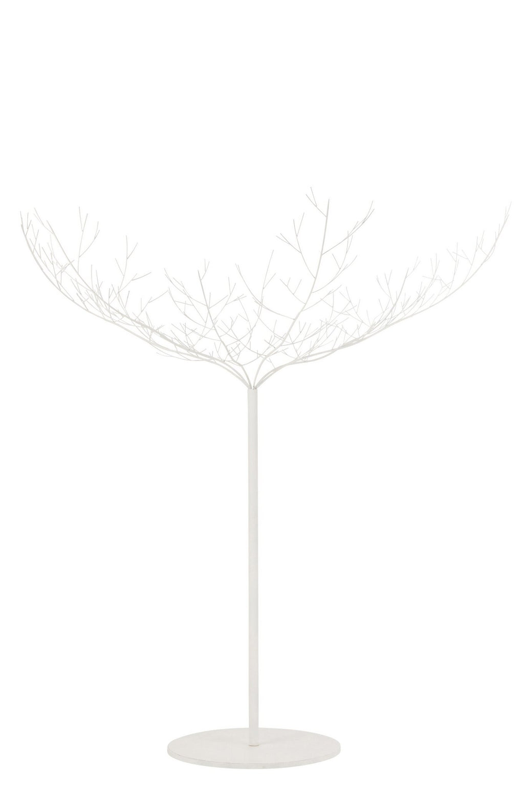 J-Line decoratie boom - metaal - wit - large
