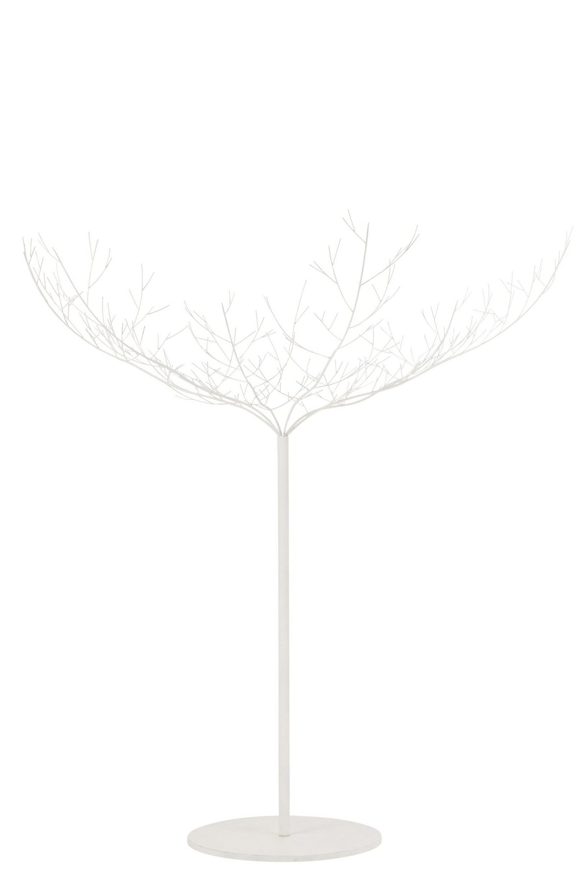J-Line decoratie boom - metaal - wit - large