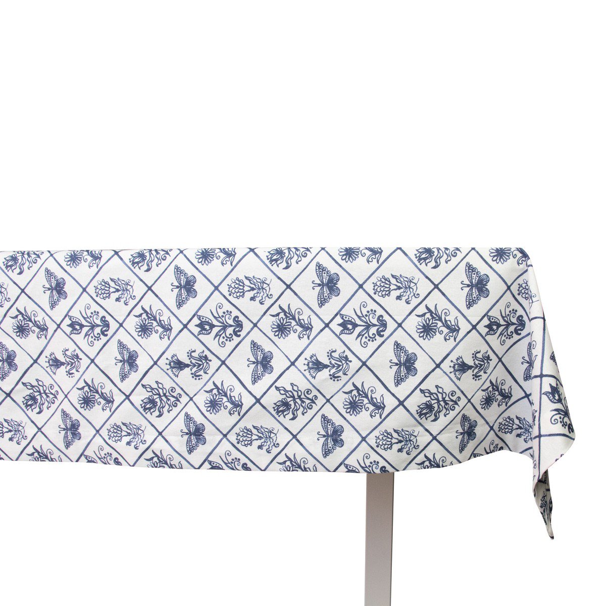 Delfts blauw Tafelkleed Textiel 140x240cm
