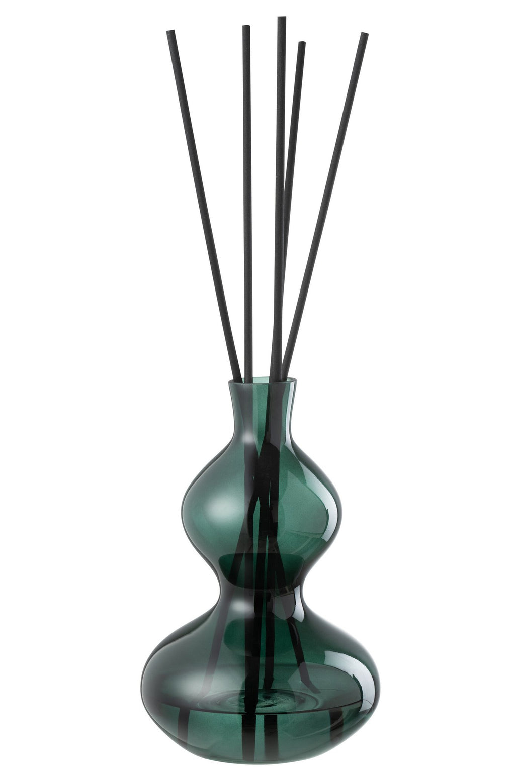 J-Line geurolie cedar Breeze - glas - donkergroen - large