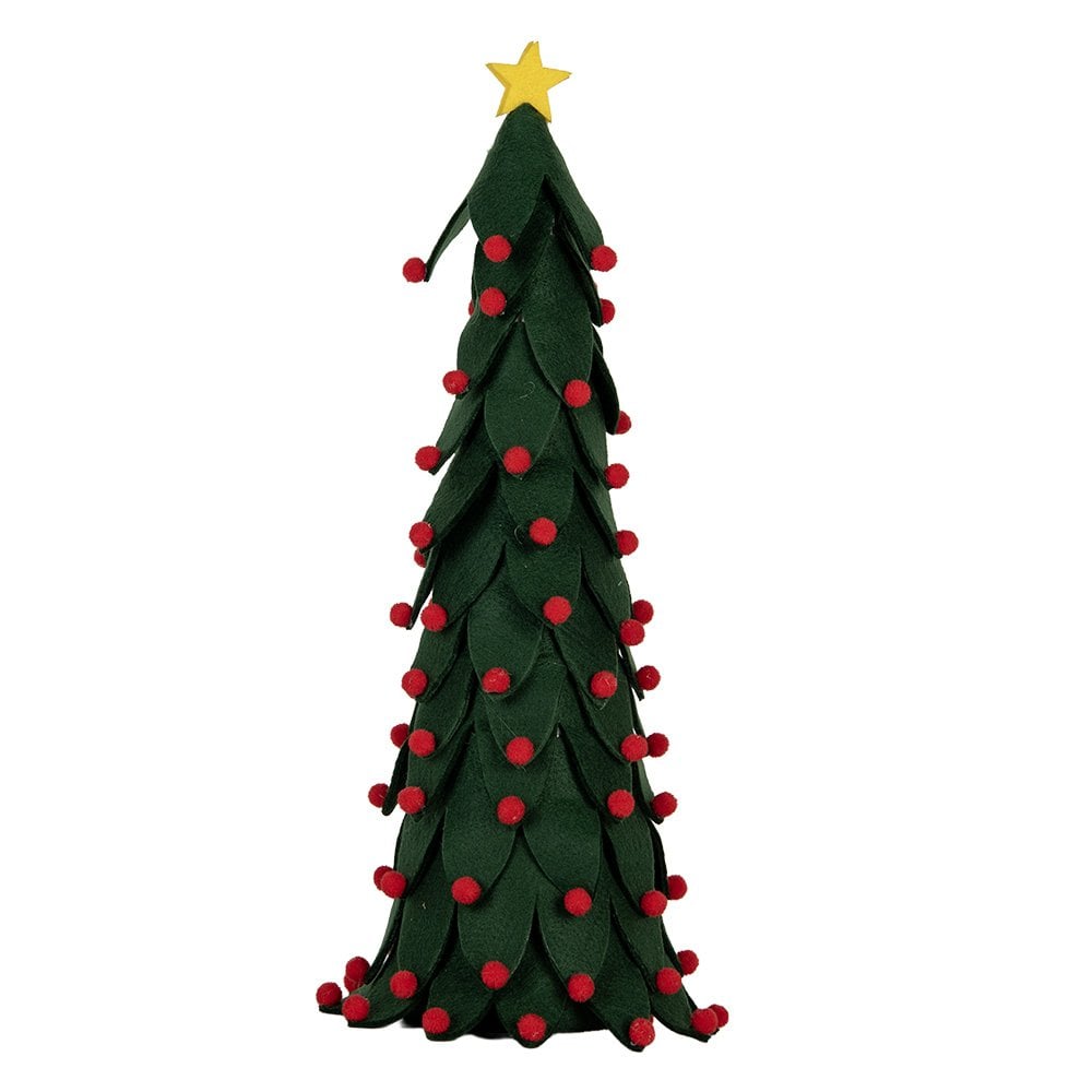 Decoratie Kerstboom Ø 15x45 cm Groen Synthetisch