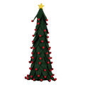 Decoratie Kerstboom Ø 15x45 cm Groen Synthetisch