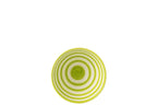 J-Line kom Granada Stripes High - keramiek - wit/groen - medium