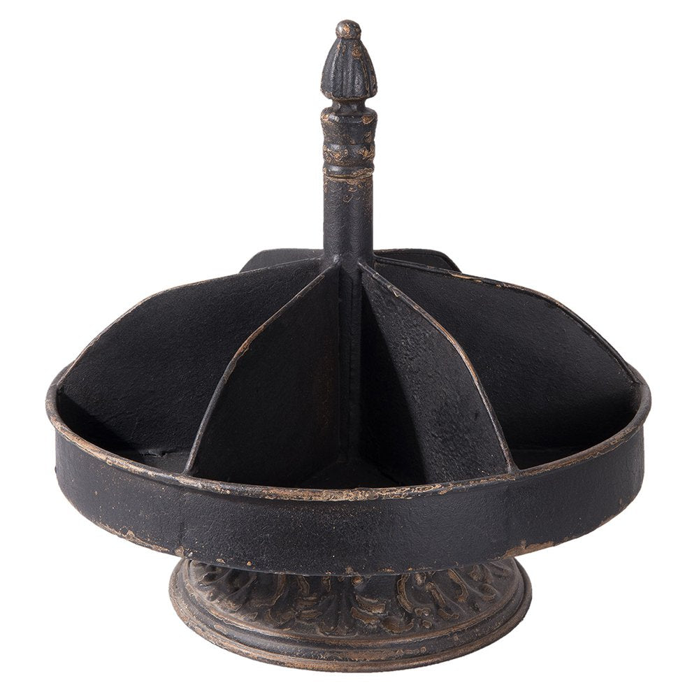 Etagère Ø 30x30 cm Zwart IJzer Serveerschaal