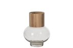 J-Line Vaas Jim - glas - naturel/transparant - small