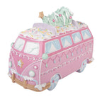 Decoratie Beeld Bus 26x13x19 cm Roze Kunststof