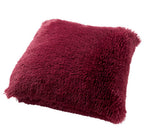 Nederlands Decor Fluffy - Cushion 60x60 cm - Red Plum - Rood