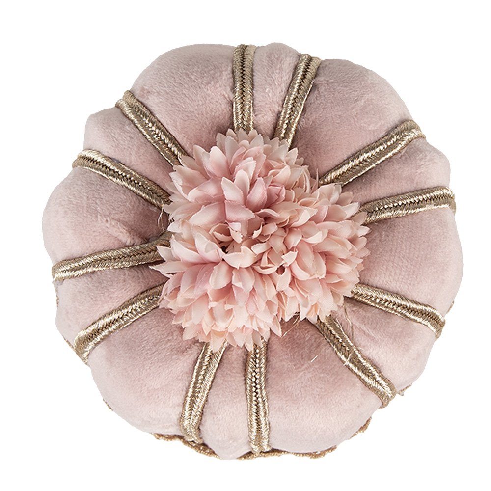 Decoratie Beeld Taart Ø 12x7 cm Roze Textiel