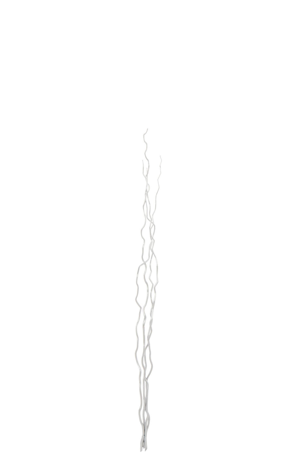 J-Line decoratie tak Droogbloemen - riet - zilver - M - 3 st.