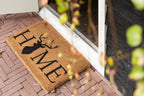 Kokosmat handgeweven hertenkop home 75cm