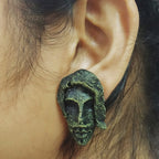 Paar oorbellen – handgemaakte kunstsieraden