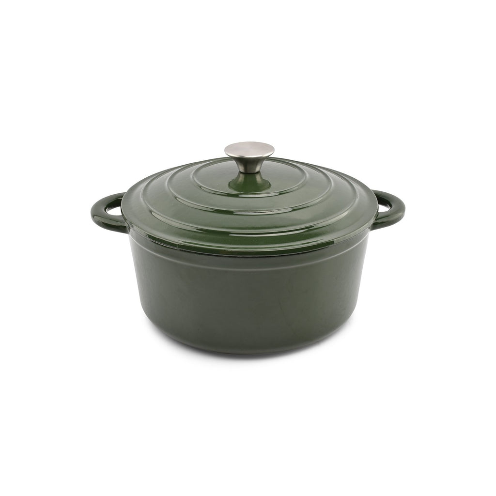 Kookpot 26cm gietijzer groen Ferno
