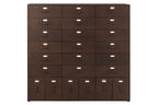 J-Line kast Bade - ijzer - roestbruin