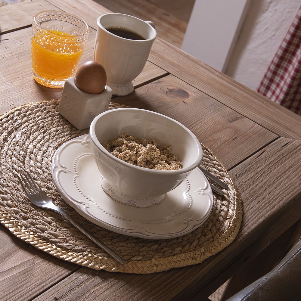 Kop en Schotel 150 ml Beige Keramiek Servies