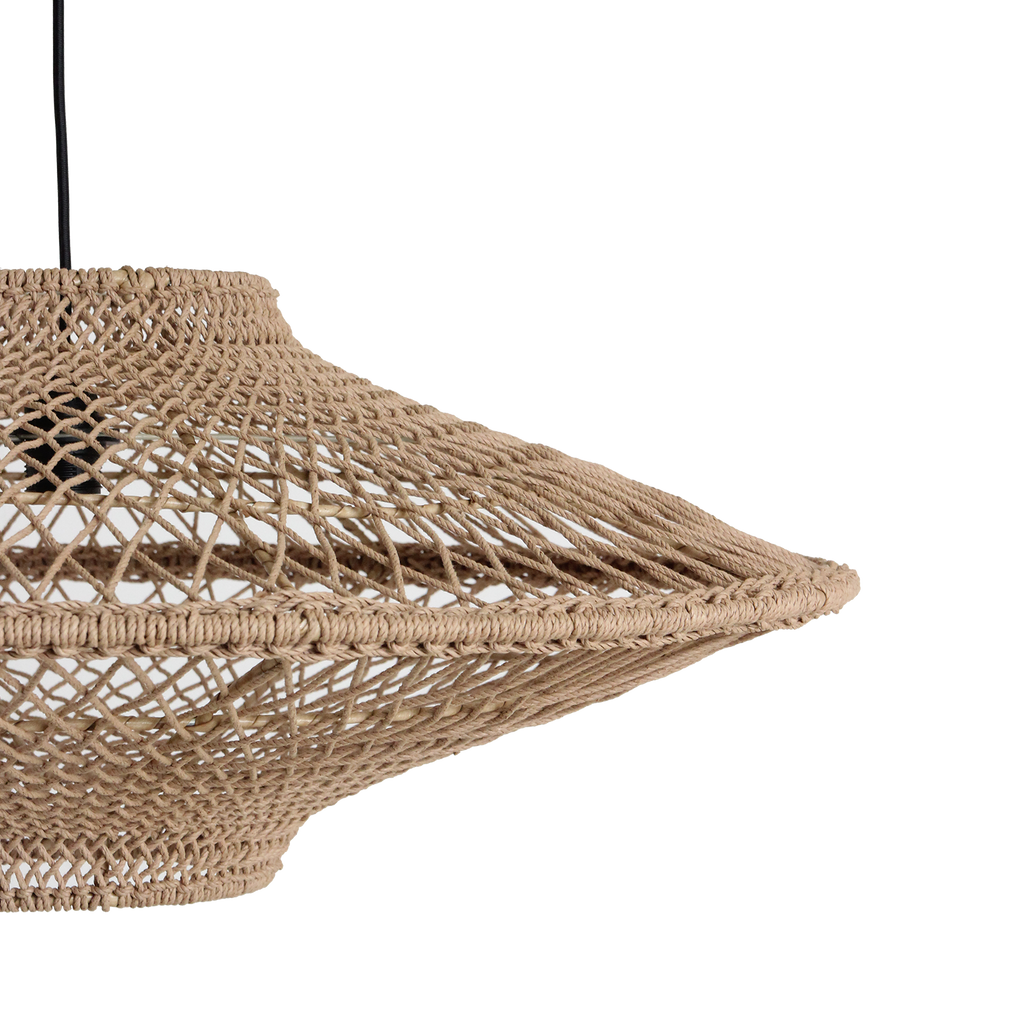 Corda hanglamp naturel large Ø 80x37 cm