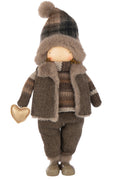 J-Line figuur Jongen + Hart - polyresin - mix - L