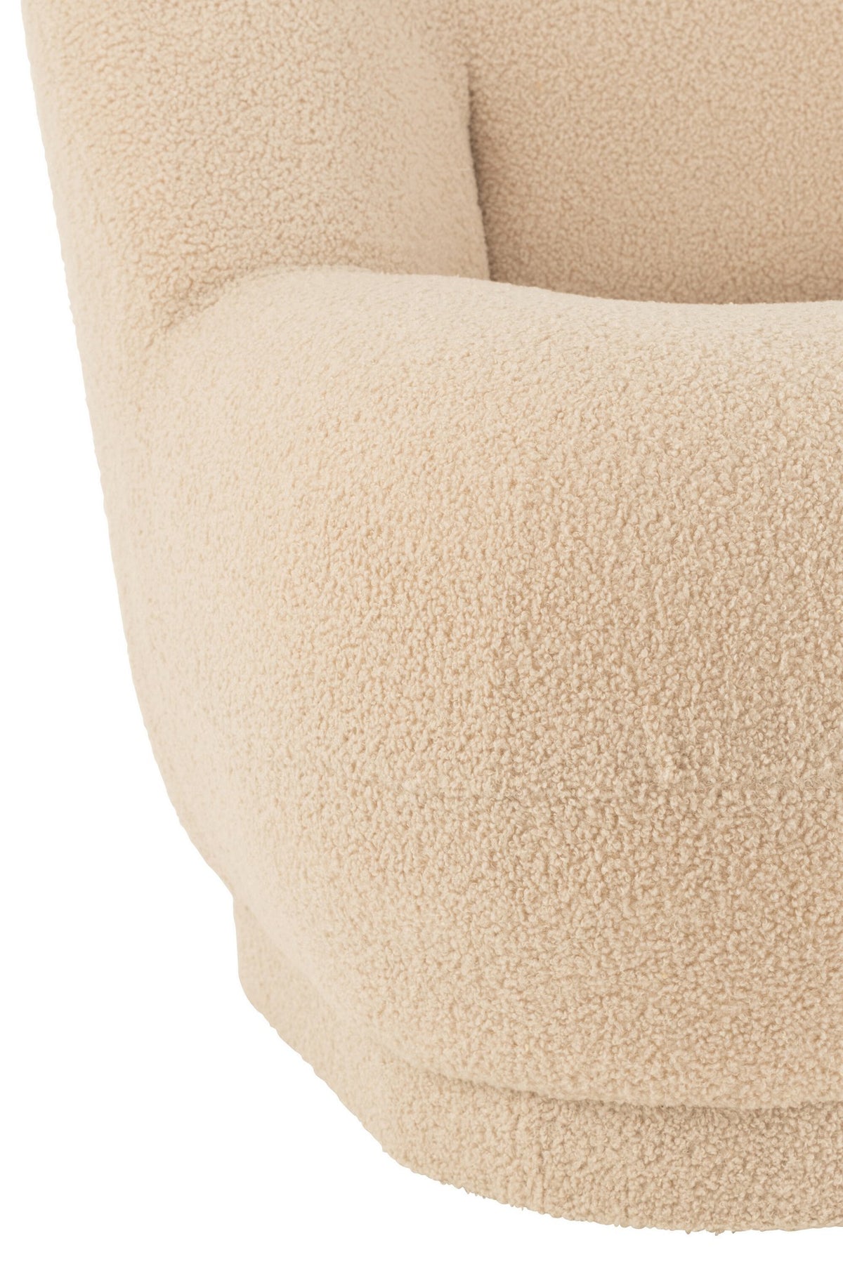 J-Line Zetel Teddy Bouclé Warm Beige