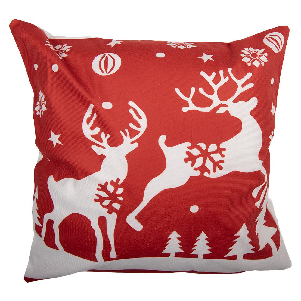 Kussenhoes 45x45 cm Rood Polyester