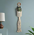 Katoenen decoratieve plantenpothouder - Pakket van 3