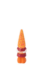 J-Line decoratie Kabouter Bloemenhoed - polyresin - mix - S