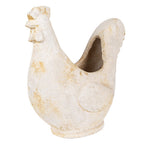 Bloempot Kip 36x18x35 cm Beige Keramisch materiaal