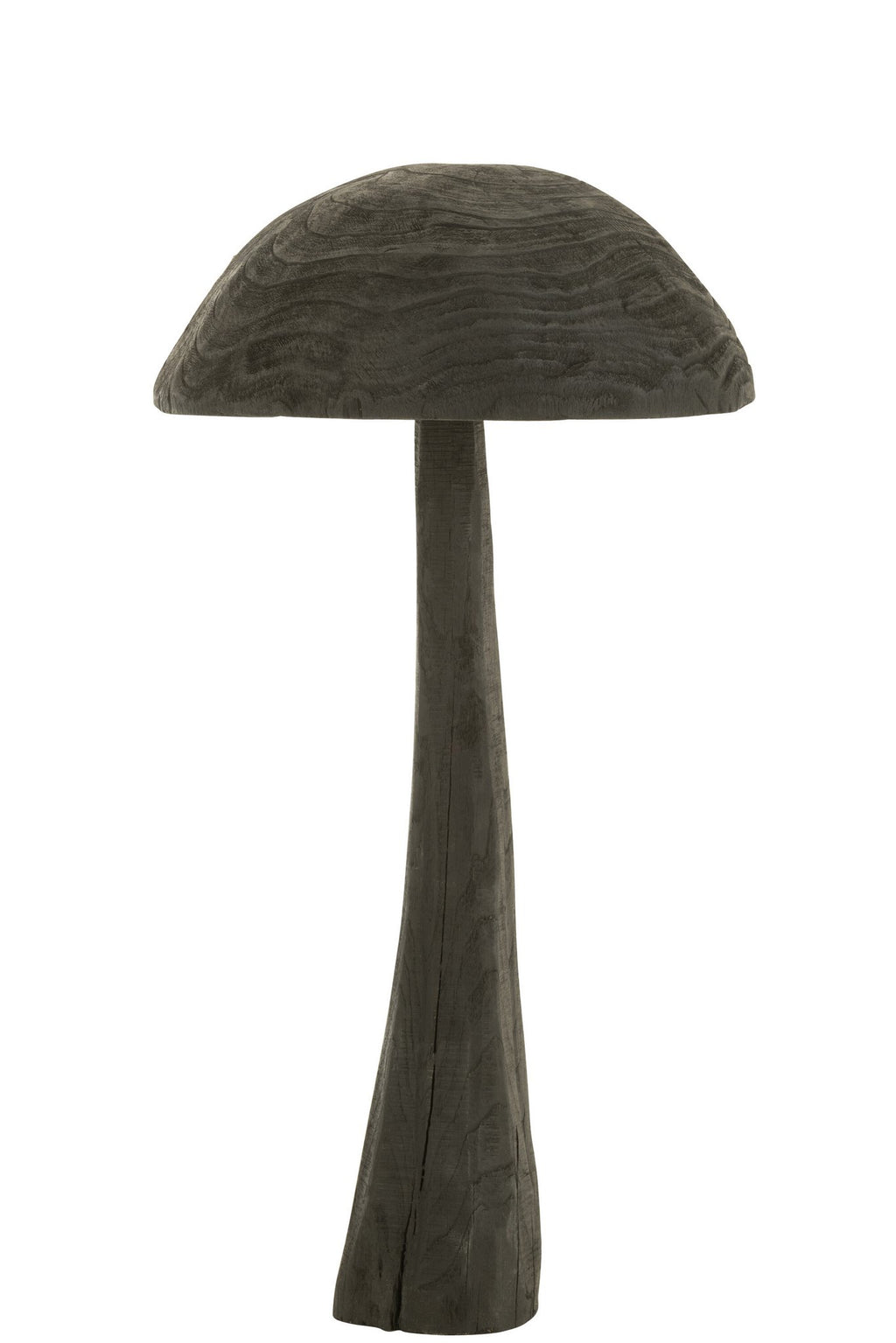 J-Line Paddenstoel Hout Zwart Large