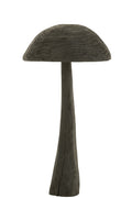 J-Line Paddenstoel Hout Zwart Large