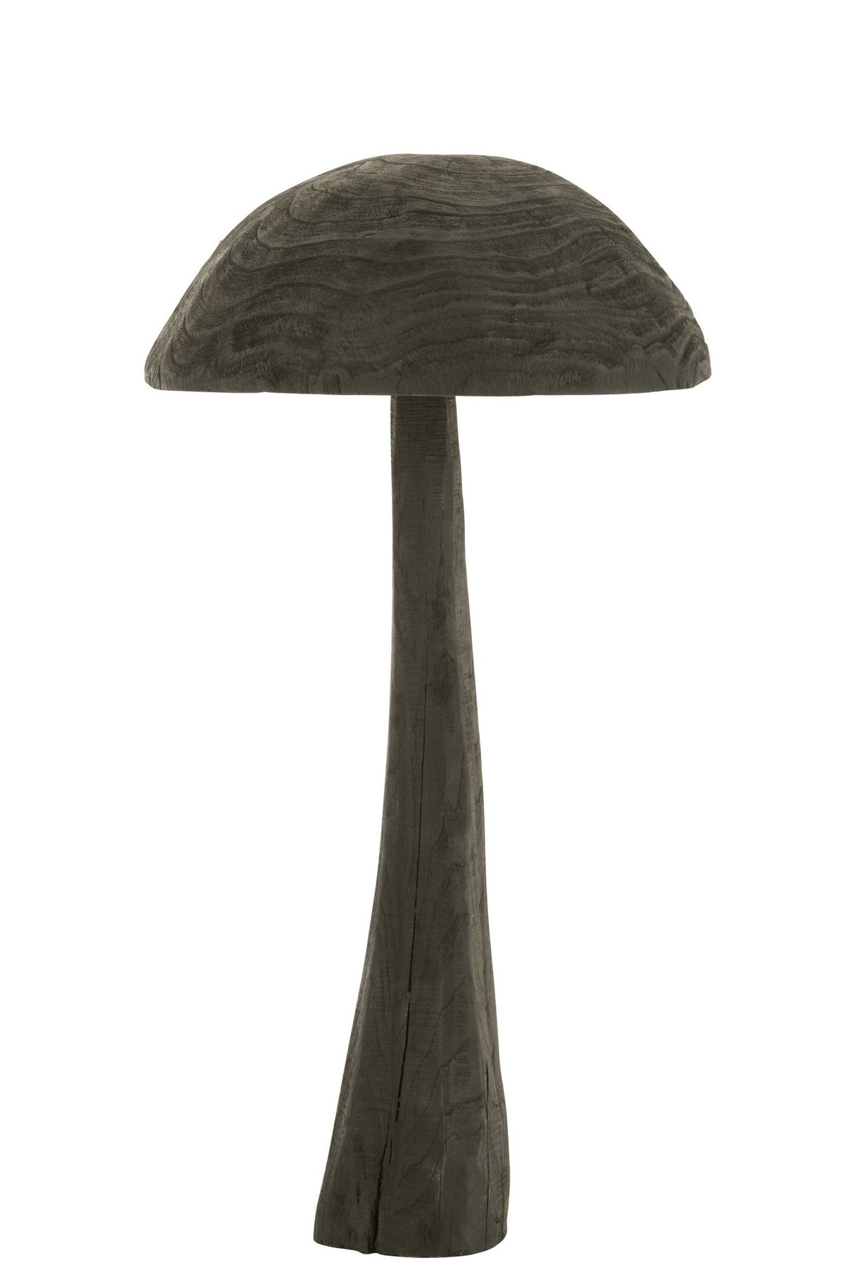 J-Line Paddenstoel Hout Zwart Large