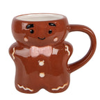 Mok Gingerbread man 250 ml Bruin Keramiek