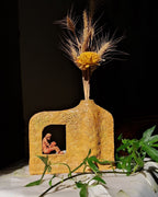 Sculpturale vaas, een statement van kunstzinnige luxe