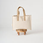 Draagtas | Knoopsluiting van canvasjute