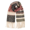 Wintersjaal Dames 50x180 cm Rood Textiel