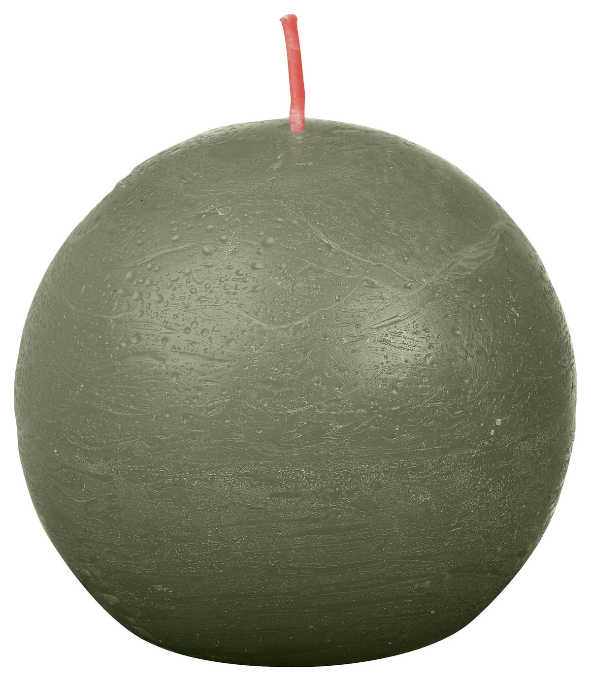 Shine rustiek bolkaars Ø76 Fresh Olive