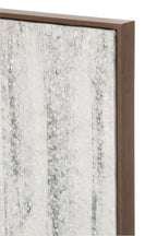 J-Line Schilderij hert met sneeuw - MDF - wit/bruin